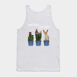 Plant Crazy Cat Lady Tank Top